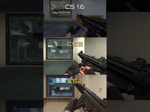 CS 1.6 vs CS:S vs CS2 (SMGs)