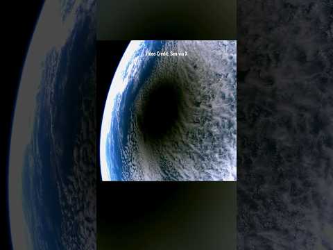 What the eclipse looked like from space