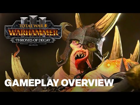 Total War: WARHAMMER III Throne of Decay Tamurkhan, The Maggot Lord Gameplay Showcase