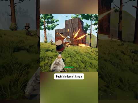 The game is “DayZ meets Rust but you play as a Duck” #duckside #duck #gameplay #rust #gaming
