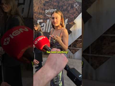 Ella Purnell tries to be helpful #fallout
