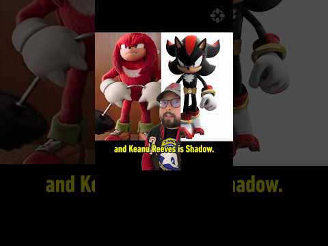 Keanu Reeves is Shadow, Idris Elba is Knuckles! Cyberpunk reunion! #sonic #movie #keanureeves