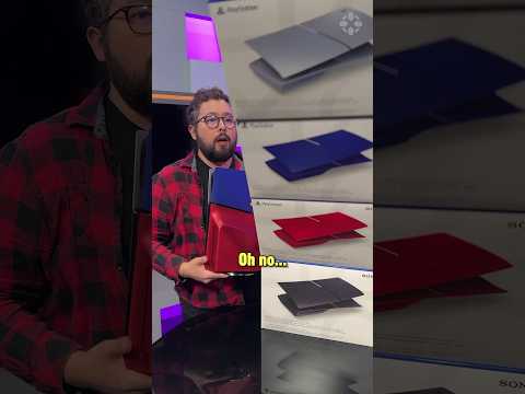 PS5 Slim with all 4 cover colors! #ps5 #slim #sony #playstation #accessories #ign #spiderman
