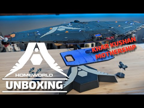 Homeworld 3 Collector's Edition Unboxing the Khar Kushan Mothership