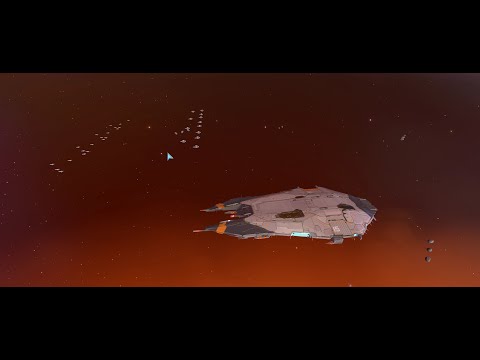 Homeworld 3丨Hiigaran carrier docking path example