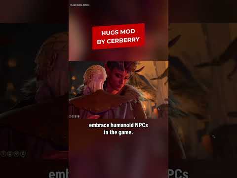 Here’s a Baldur’s Gate 3 mod so that characters can hug each other!