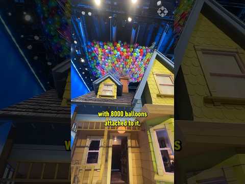 This UP house ACTUALLY goes UP in the sky! #up #airbnb #disney #pixar #ign #travel