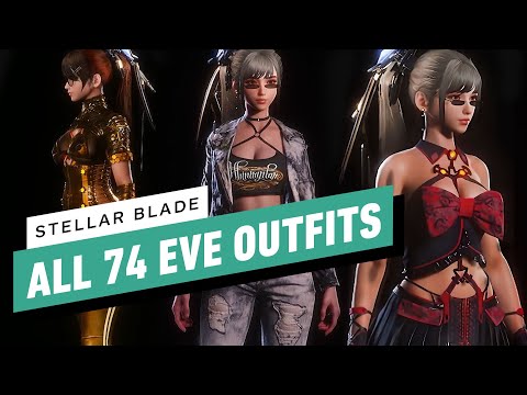 Stellar Blade – All Outfits Showcase | 74 Suits Including New Game Plus