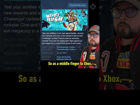 People are REVERSE review bombing Hi-Fi Rush on Steam! #xbox #steam #pc #hifirush #layoffs #shutdown