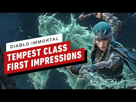Diablo Immortal’s New Tempest Class Wields Wind and Water to Fun Effect