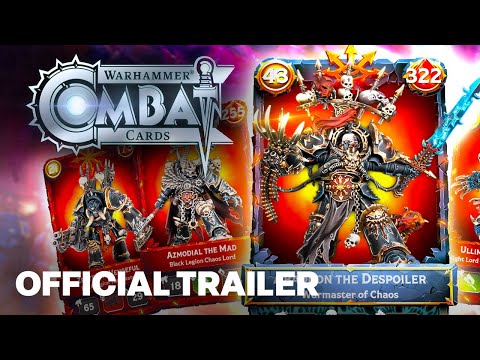 Warhammer Combat Cards – Official Abaddon The Despoiler Reveal Trailer | Skulls 2024