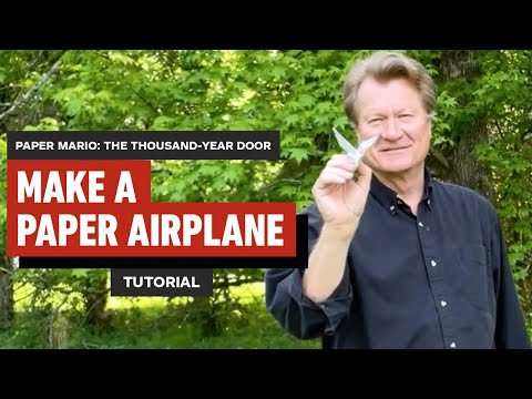 Paper Mario: The Thousand-Year Door – Paper Airplane Tutorial Video (ft. John Collins)