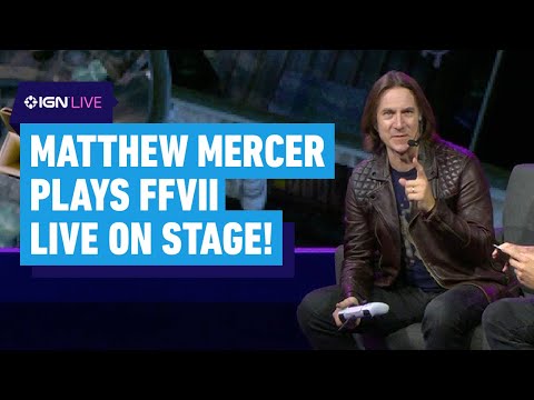 Matthew Mercer Loses Himself In Final Fantasy VII For IGN Arcade | IGN Live 2024