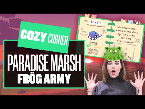 Lowering My Blood Pressure By Catching Bugs In Paradise Marsh! ZOE’S COZY CORNER