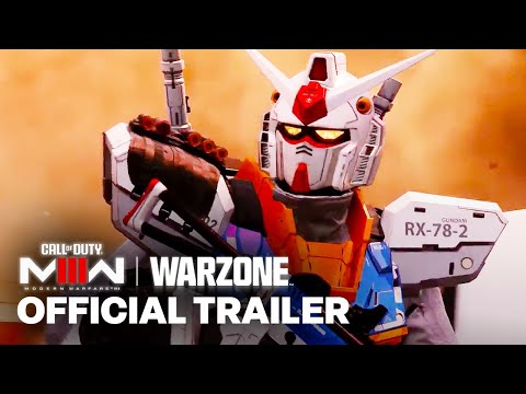 Warzone & Modern Warfare III – Official Gundam Mobile Suit Bundles Gameplay Trailer