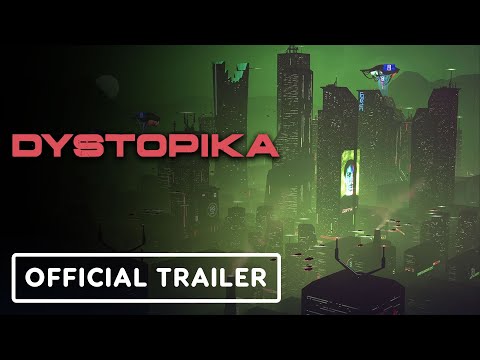 Dystopika – Official Launch Trailer (Cyberpunk City-Builder)