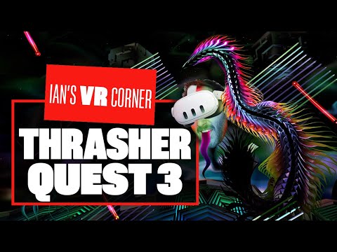Trasher Quest 3 Gameplay Is Like Fruit Ninja Meets Child Of Eden ON ACID! – Ian’s VR Corner