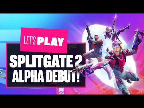 Let’s Play Splitgate 2 Gameplay – SPLITGATE 2 DEBUT DAY ALPHA GAMEPLAY!