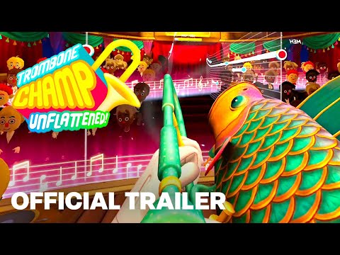 Trombone Champ: Unflattened | Official VR Game Announcement Trailer