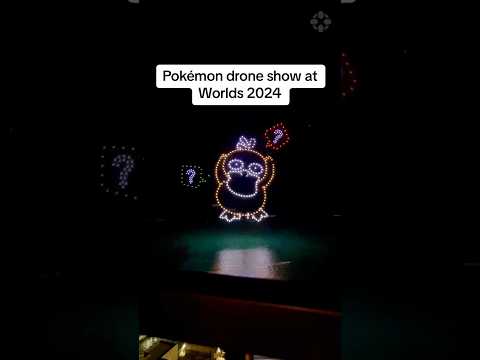 Pokémon Worlds drone show in Honolulu, Hawaii