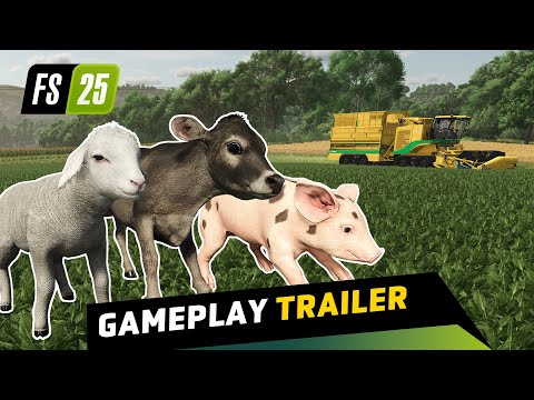 🚨 Farming Simulator 25 Gameplay Trailer – Gamescom