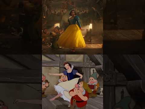 Snow White live-action vs animated #d23
