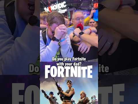 Fortnite dads rise up! #fortnite #videogames #father #son #gaming #dad #wholesome #gamescom2024