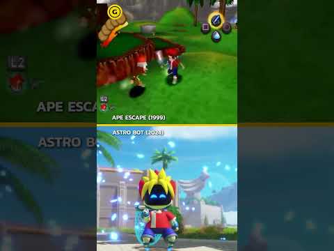Astro Bot vs Ape Escape (PS1)