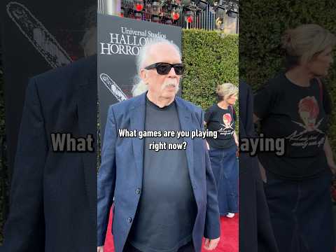John Carpenter is playing Fallout and Prince of Persia and wait come back! #halloween #johncarpenter