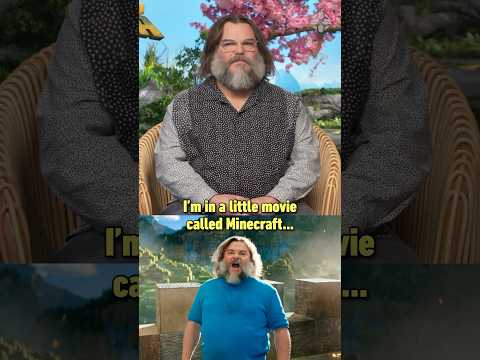 Jack Black gives us Minecraft tips! #jackblack #minecraft #movie #gameplay #gaming #ign