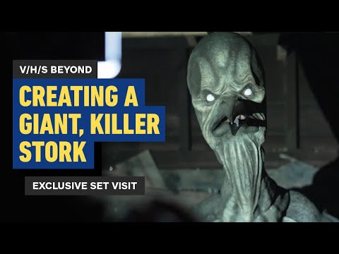 V/H/S Beyond: Behind-The-Scenes With a Resident Evil-Inspired Stork (Exclusive Set Visit)