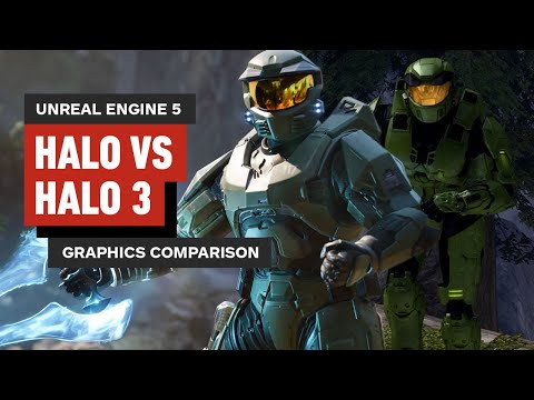 Halo Unreal Engine 5 vs Halo 3 2017 Graphics Comparison