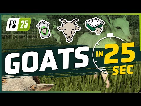 🐐 Goats in 25 Seconds | FS25