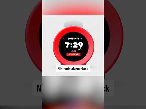 Nintendo made an $100 ALARM CLOCK that can track your sleep! #nintendo #sound #clock #alarmo #alarm