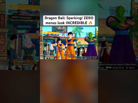 Dragon Ball: Sparking! ZERO menu has you explore the world of Dragon Ball! #dragonballsparkingzero