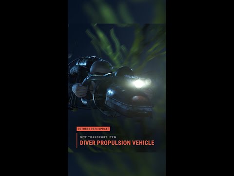 This month’s wipe includes new underwater dive sites and the new Diver Propulsion Vehicle.