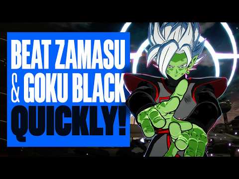 How to Defeat Goku Black and Fused Zamasu Quickly in Dragon Ball Sparking! Zero