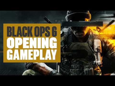 Call of Duty: Black Ops 6 Opening Scene and Gameplay (4K)
