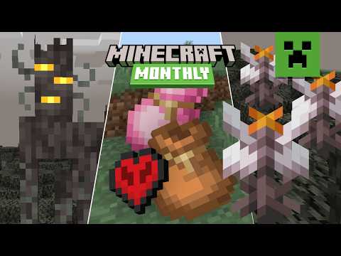 SO MUCH NEW TO EXPLORE!! GAME DROPS & MORE | MINECRAFT MONTHLY