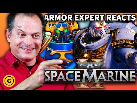 Historian & Armor Expert Reacts to Warhammer 40k Space Marine 2’s Weapons & Armor