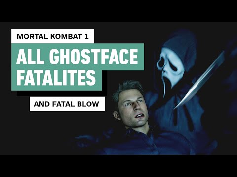 Mortal Kombat 1 – Every Ghostface Fatality, Animality, and Fatal Blow (4K)