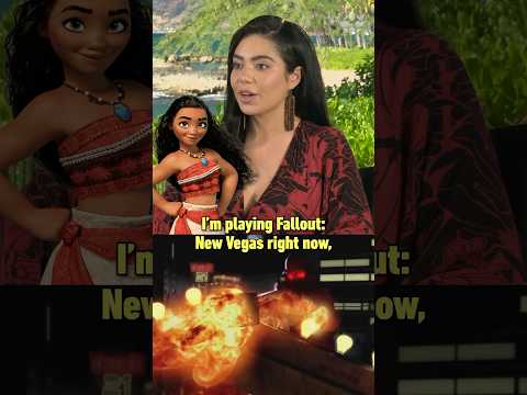 Moana 2 star Auli’i Cravalho is a big gamer 👀 #moana2 #gaming #fallout #godofwar #thelastofus