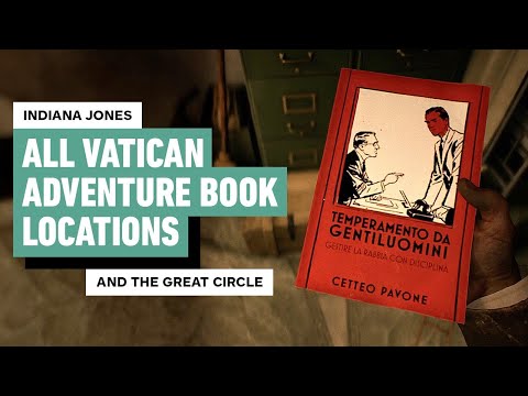 Indiana Jones and the Great Circle: All Vatican Adventure Book Locations
