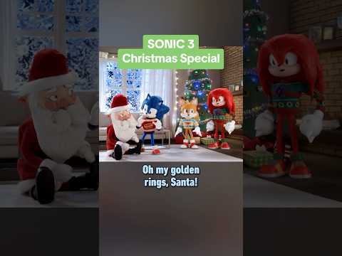 Keanu Reeves’ Shadow makes a cameo in “A Very Sonic Christmas” #sonicmovie3 #sonic #christmas #clip