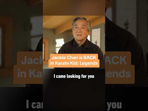 Jackie Chan & Ralph Macchio reprise their roles in the upcoming movie Karate Kid: Legends! #movie