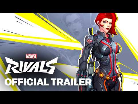 Marvel Rivals – Black Widow Character Gameplay Reveal Trailer | “Super-Spy Sniper”