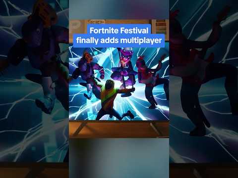 Fortnite Festival is FINALLY getting local multiplayer on PlayStation and Xbox! #fortnite #guitar