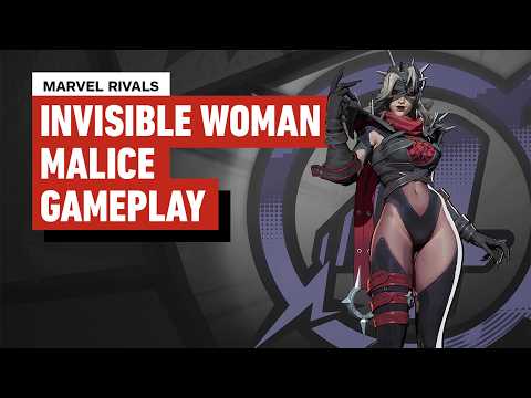 Marvel Rivals Season 1 – Invisible Woman Malice Skin 10 Minutes of Gameplay
