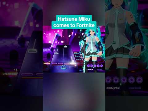 Hatsune Miku is OFFICIALLY coming to Fortnite! #fortnite #festival #hatsunemiku #fortnitefestival