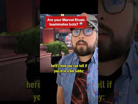 Are YOU a Marvel Rivals bot? #marvelrivals #bot #bots #botlobby #lobby #gaming #gameplay #ign #news